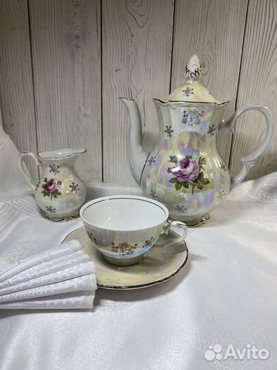 Сервиз чайный «Майсейская Роза» ГДР