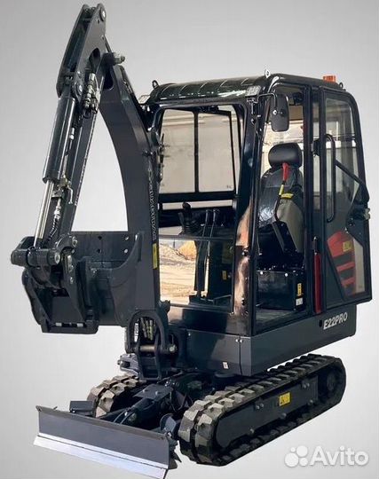 Мини-экскаватор Quadtrac E22PRO CAB, 2023