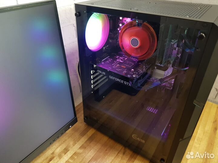 Пк Core i3-10100f / 16G / GTX1650Super / SSD + HDD