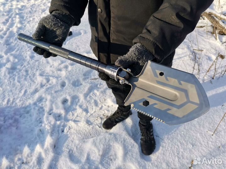 Лопата мультитул туристическая складная