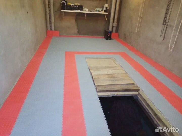 Модульная плитка пвх для Гаража