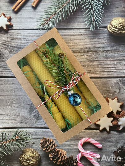 Свечи из вощины/ семейный очаг/аксессуары