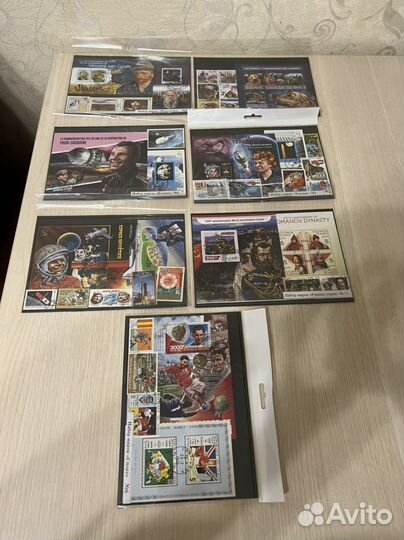 Марки почтовые коллекционные в наборах