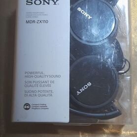 Проводные наушники Sony-белые и чёрные