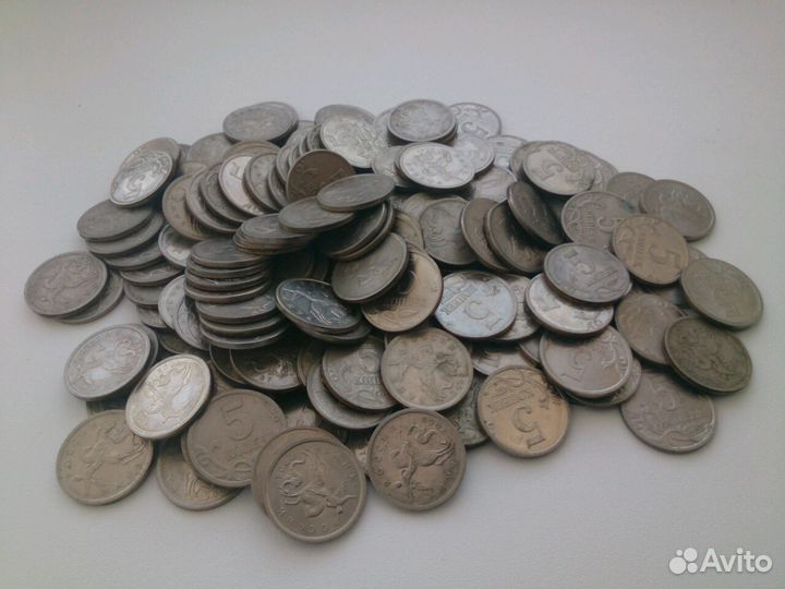 Монета 1коп и 5коп РФ Обмен, продажа