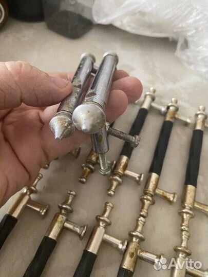 Ручки мебельные, металлические