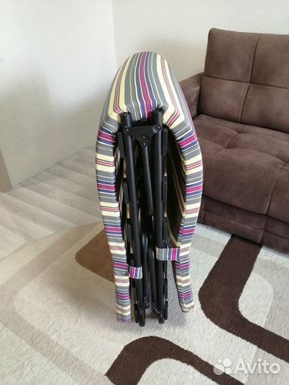 Раскладушка с матрасом