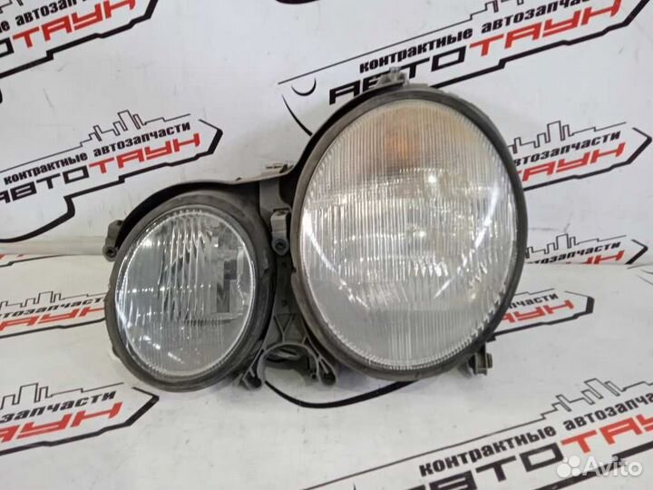 Фара mercedes E-class S210 W210 chrome галоген лев