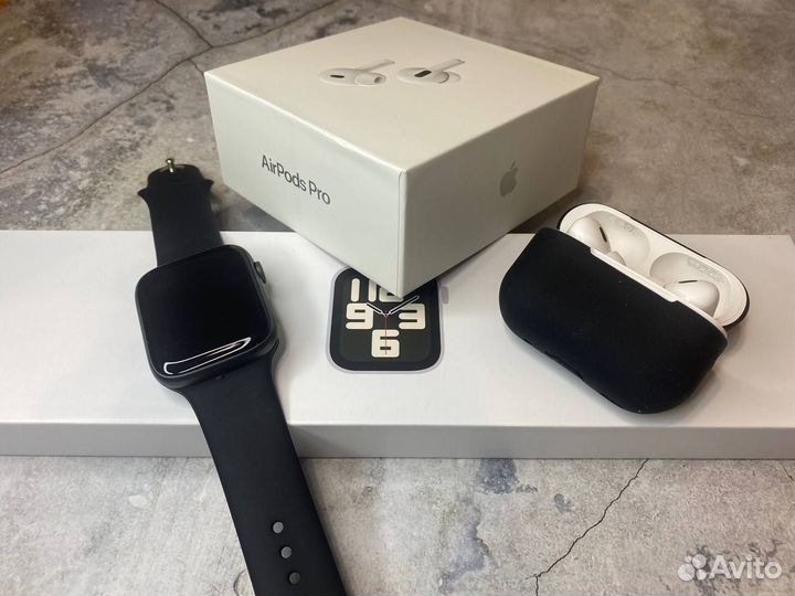 AirPods Pro 2 + Apple Watch 9