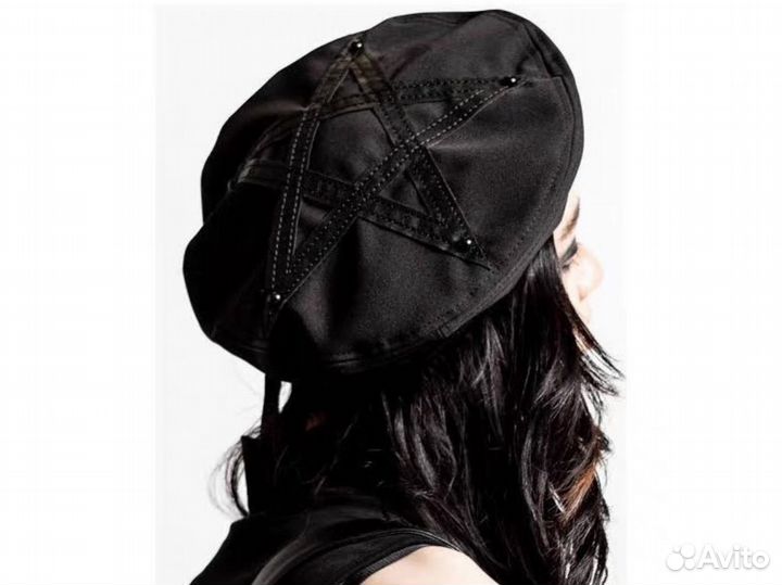 Черный берет Killstar