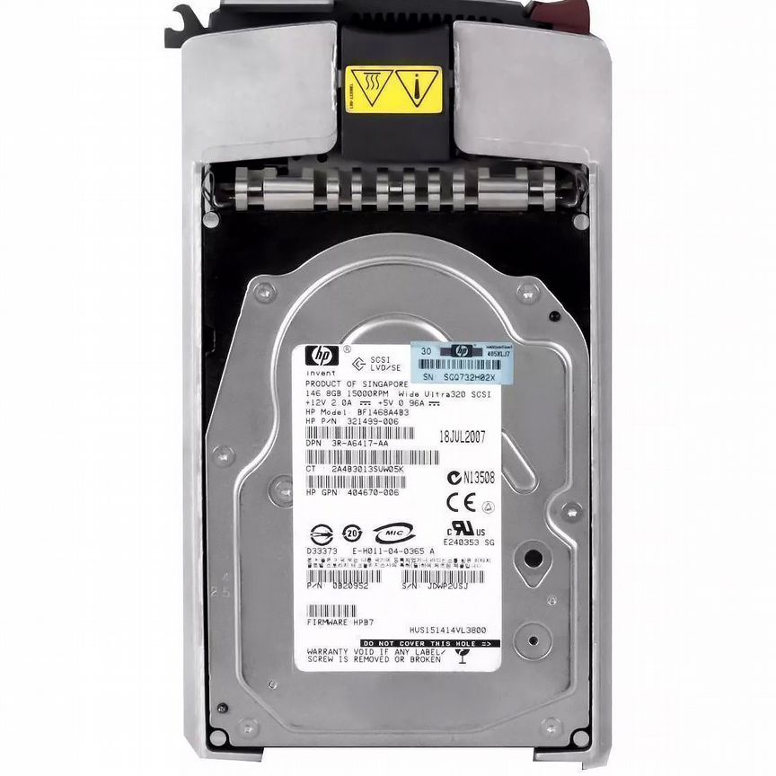 [BF1468A4B3] Жесткий Диск Hp 146,8gb U320scsi 3.5" Bf1468a4b3
