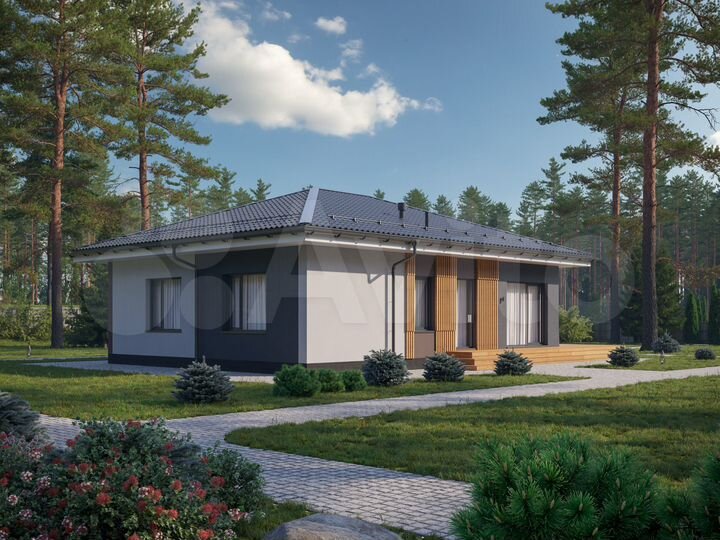 Дом 100 м² на участке 10 сот.