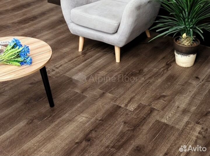 Кварцвиниловая плитка Alpine floor Real Wood Дуб V