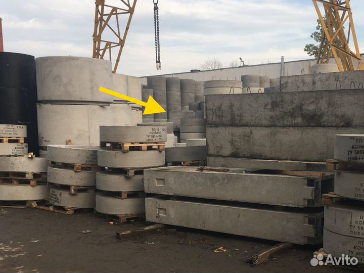 Жб кольцо сквозное кс 10-6 паз/гребень ГОСТ