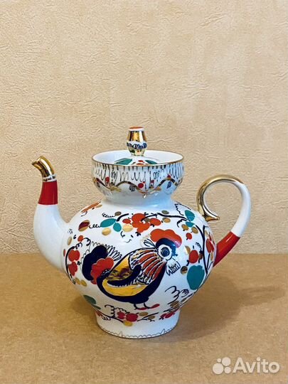 Редкий заварочный чайник «Петушки» Лфз 1990-1991