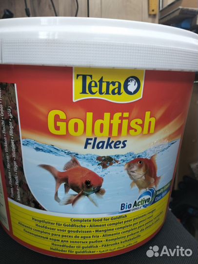 Корм для аквариумных рыбок, хлопья