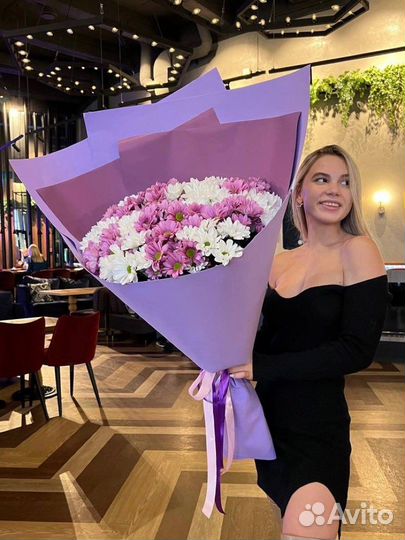 Букет-гигант из хризантемы