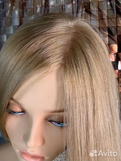 Накладка из натуральных детских волос