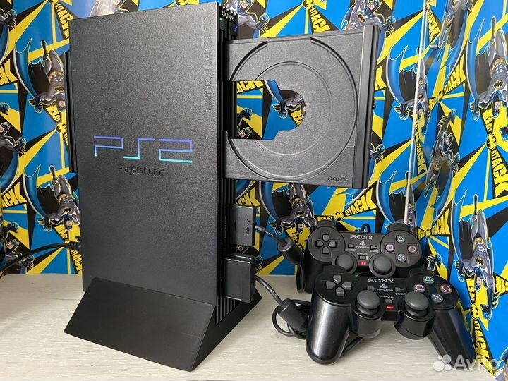 Sony PS2 50008 + 720 Игр 2TB HDD + Полный Комплект