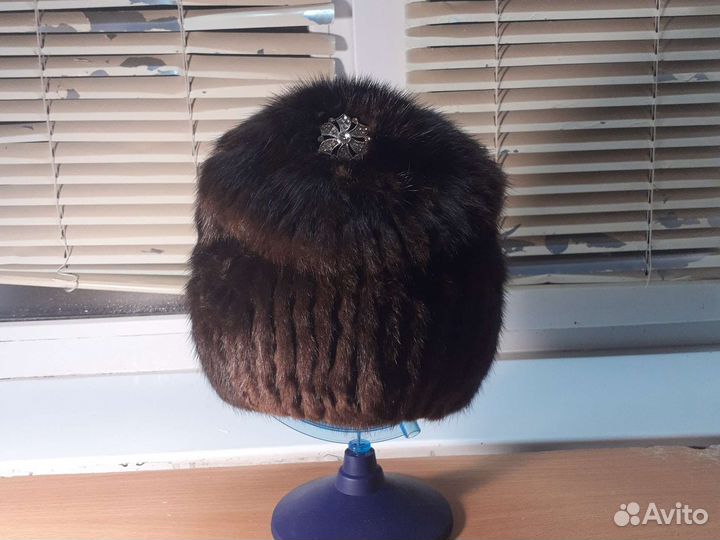 Шапка норковая женская