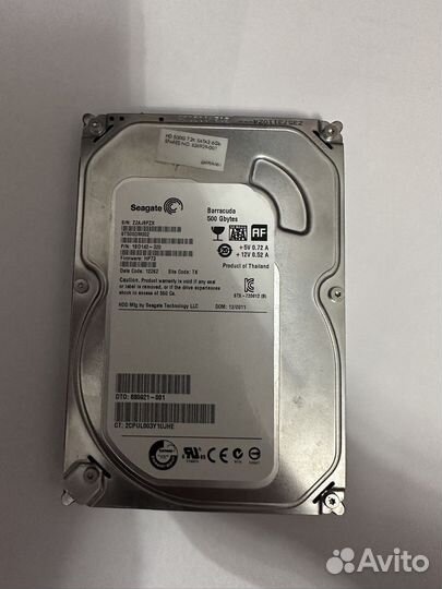 Жесткий диск seagate barracuda 500 gb