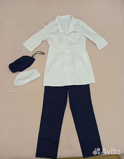 Медицинский кастюм женский 46 48 Модный доктор