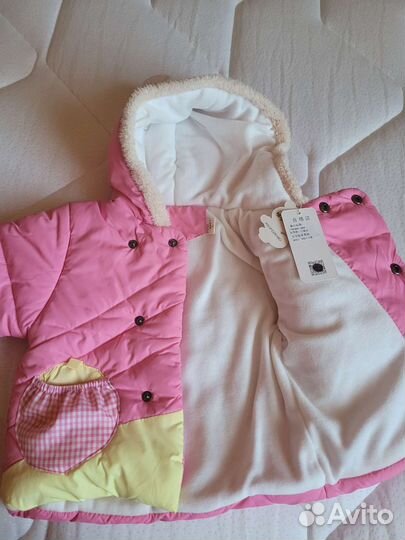 Зимний комбинезон для девочки новый