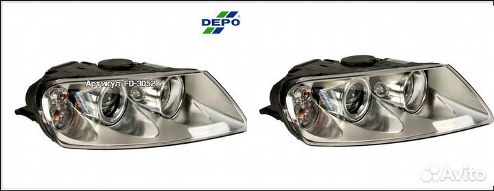 Фара правая Touareg