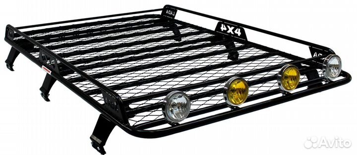 Багажник ваз-2131 Нива с боковым ограждение с сетк