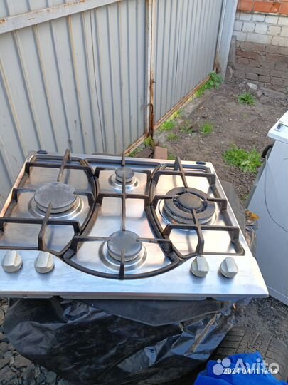 Газовая варочная панель Италия нержавейка