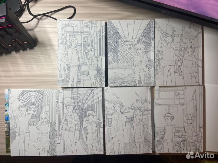 Форма голоса, 7 томов, манга