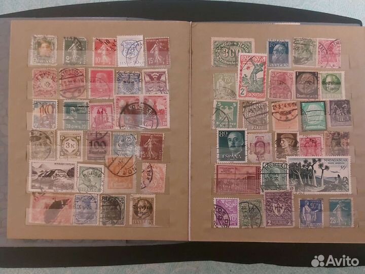 Почтовые марки мира.Конец 19го,середина 20го века