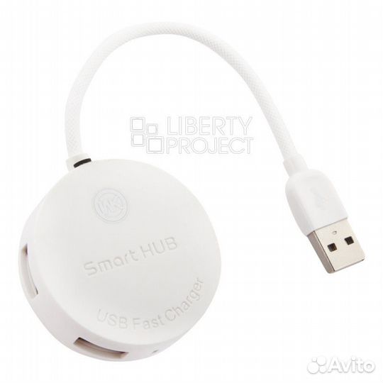 USB Хаб WK Carbin WT-N2 на 4 порта