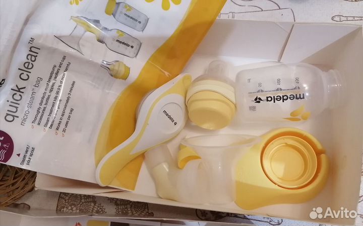 Молокоотсос medela ручной