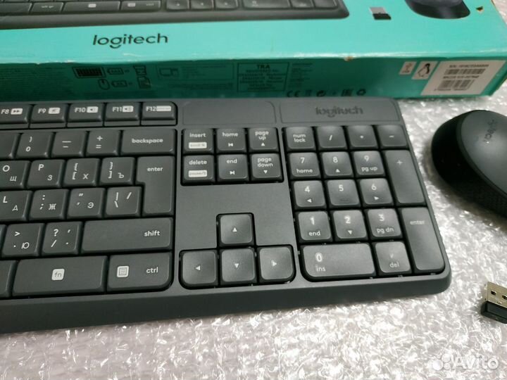 Комплект клавиатура + мышь Logitech MK235