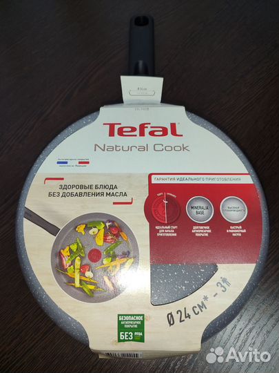 Сковорода Tefal Natural Cook 24 см