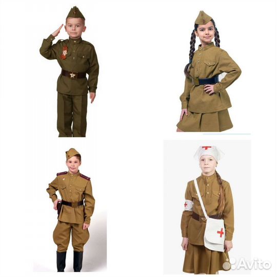 Детский военный костюм Аренда