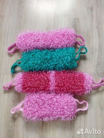 Мочалка вязаная