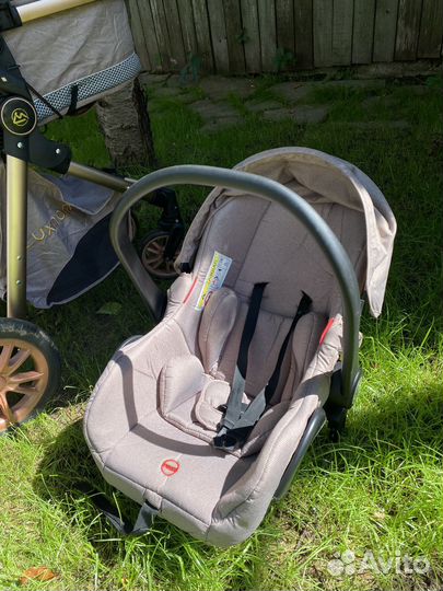 Коляска luxmom v9 3в1