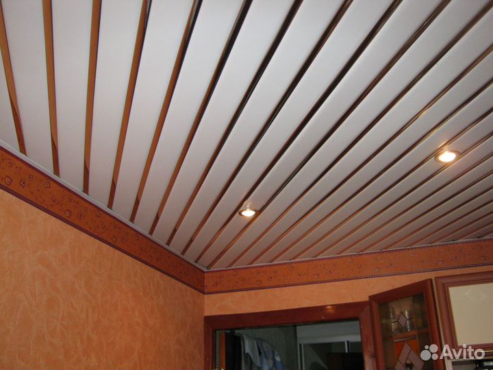 Реечный подвесной потолок