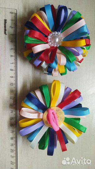 Резиночки для волос ручной работы