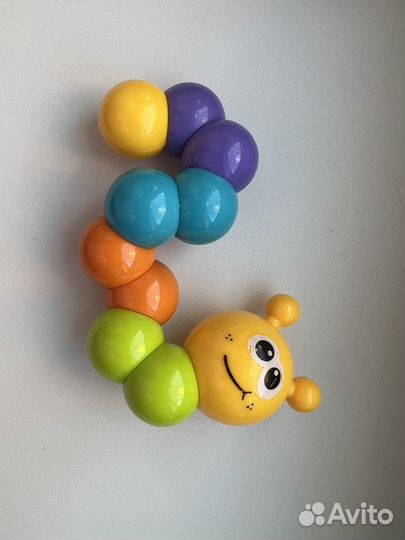 Развивающая игрушка гусеница доя малышей