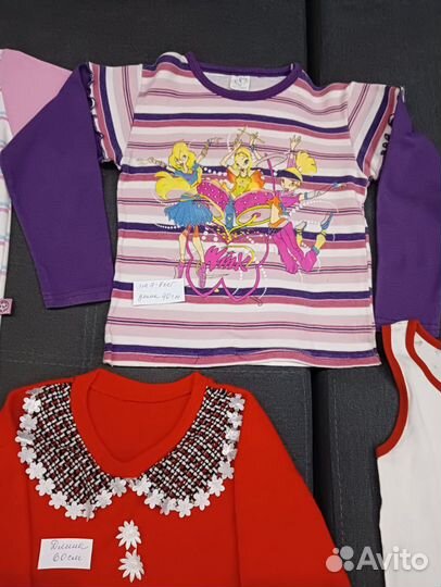 Вещи пакетом для девочки 116-122