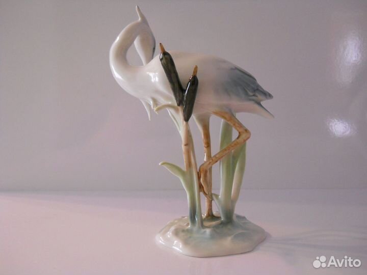 Alka Kunst (Kaiser) фарфоровая цапля (Германия)
