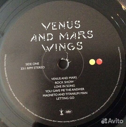 Винил Paul McCartney, Wings – Venus And Mars