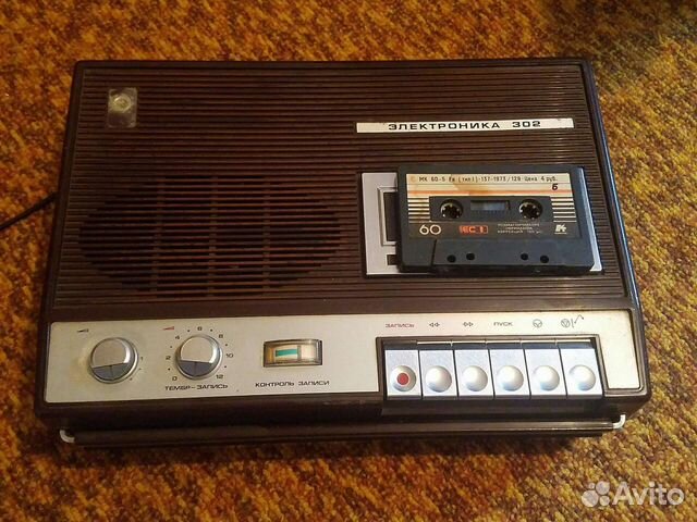 Кассетный магнитофон Электроника 302