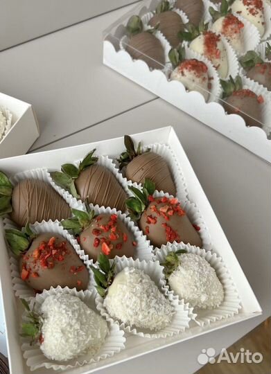 Нежная клубника в шоколаде