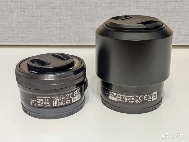 Sony a6000 kit + 50 f1.8 + 18-200 le