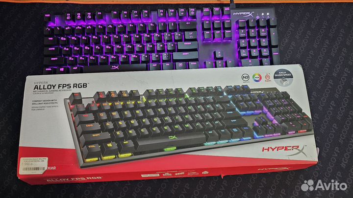 Механическая клавиатура hyper X alloy FPS RGB