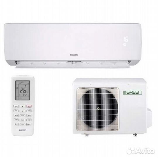 Кондиционеры Green on off inverter gree Монтаж